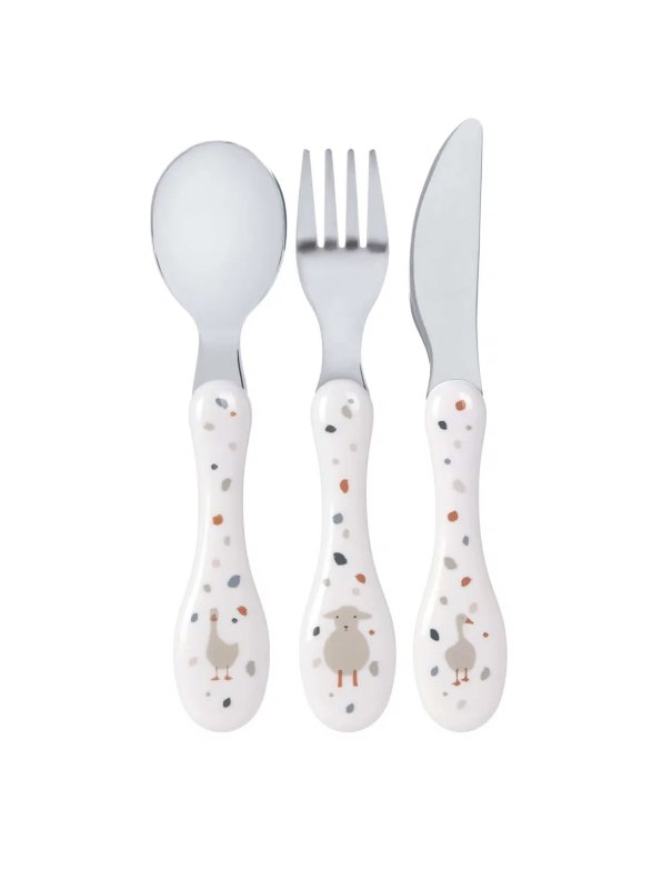 Couverts enfants inox (3 pc) - Tiny...