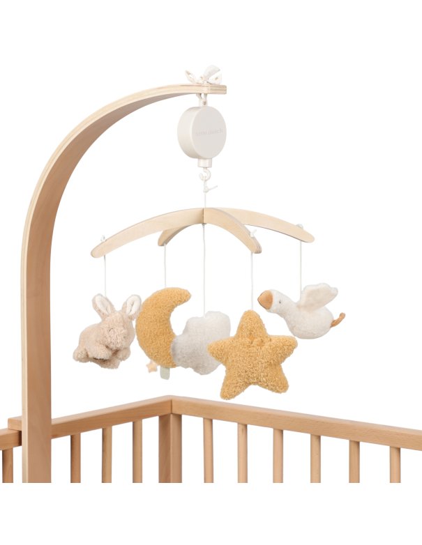 Mobile musical en bois FSC - Newborn - Little Dutch