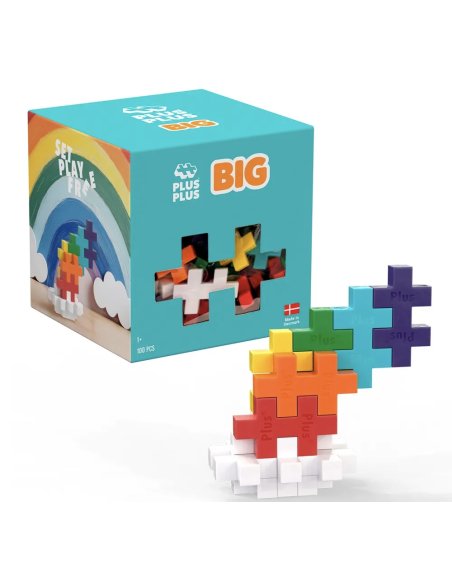 Plus-Plus BIG Arc-en-ciel -100 Pcs - Plus plus