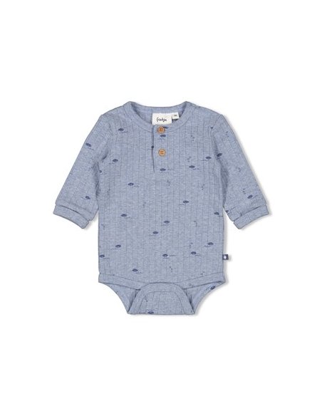 Body côtelé bébé garçon - Blue Ocean - Feetje