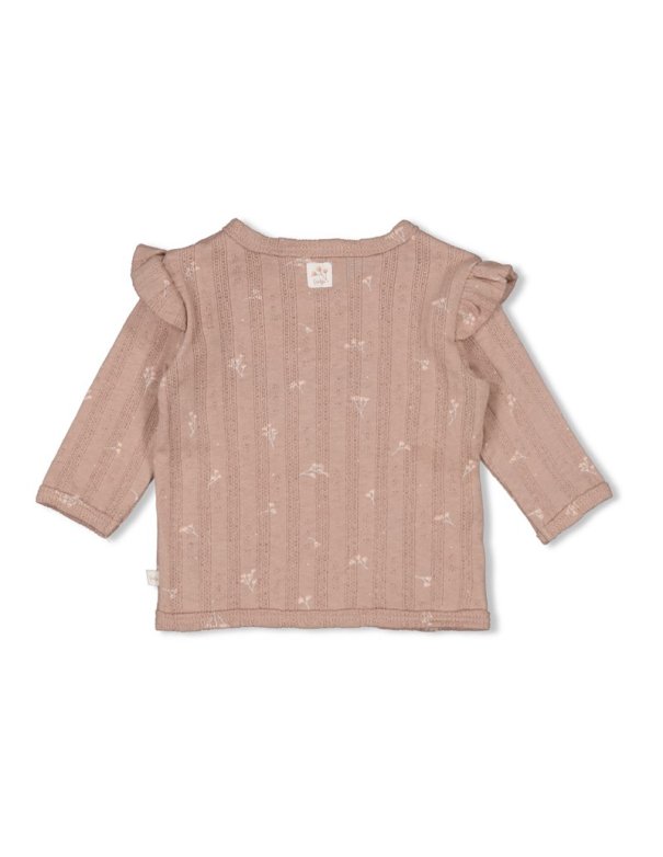 Haut cache-cœur en coton ajouré bébé...