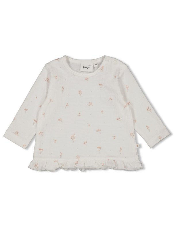 Robe à volants froissés à manches longues - Delicate Flower - Feetje