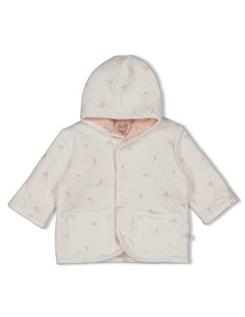Veste à capuche réversible - Delicate Flower - Feetje