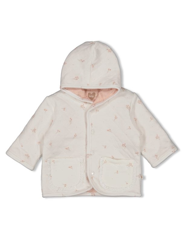 Veste à capuche réversible - Delicate Flower - Feetje