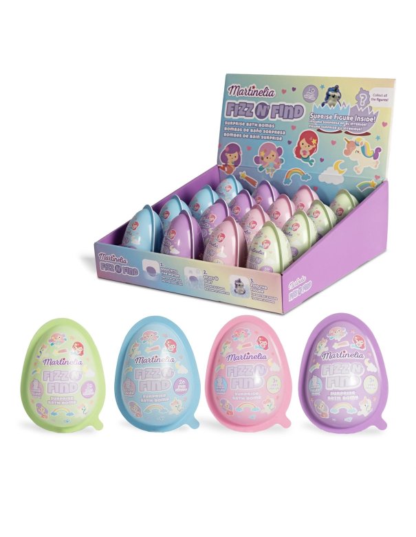 Bombe de bain oeuf avec surprise -...