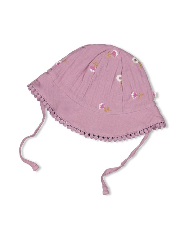 Chapeau de soleil en mousseline...