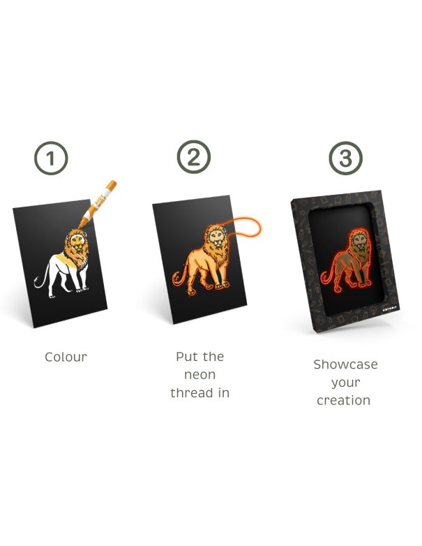 Kit pour décoration murale lumineuse...