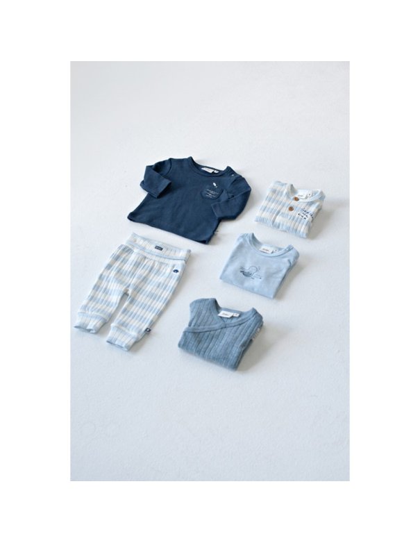 T-shirt à manches longues - Blue...