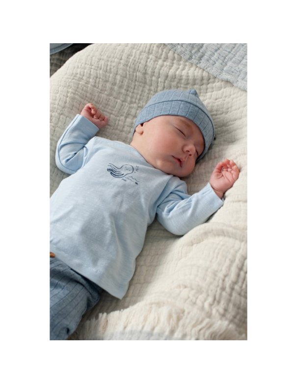 T-shirt à manches longues - Blue...