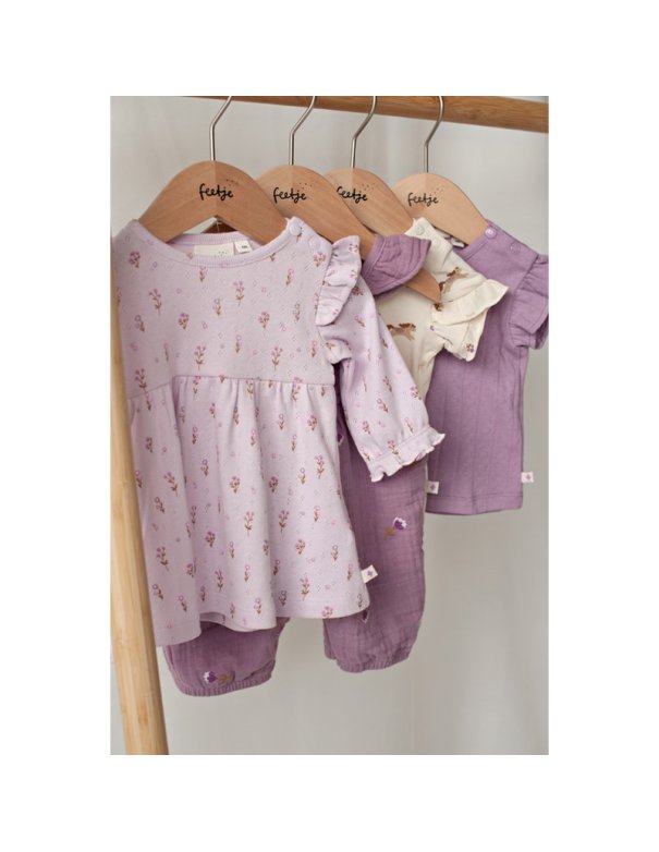 Combinaison en mousseline brodée -...