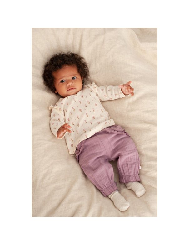 Pantalon en mousseline - Flower Ranch...