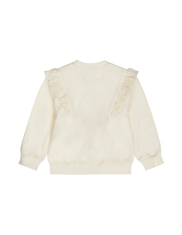 Cardigan broderie écru - Dirkje