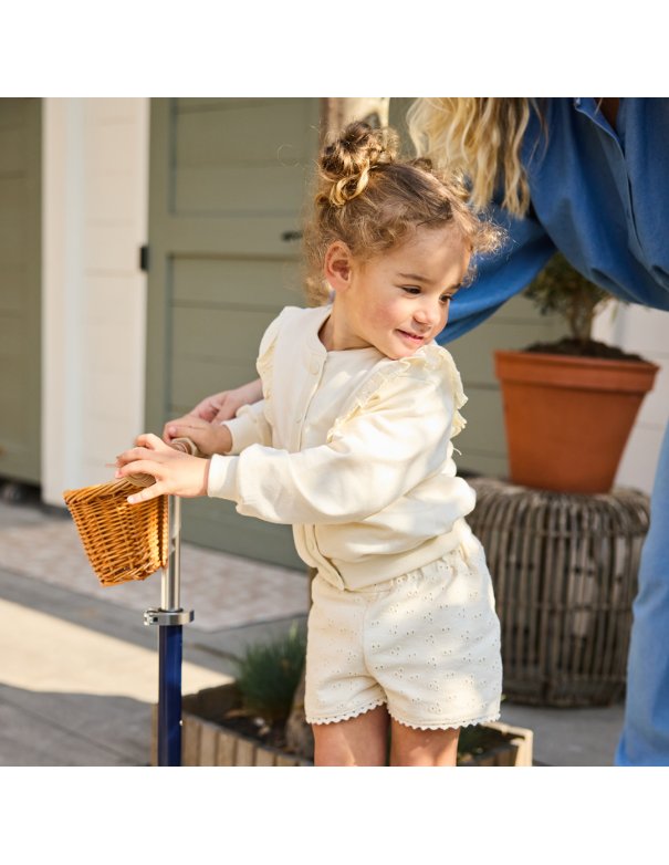 Cardigan broderie écru - Dirkje