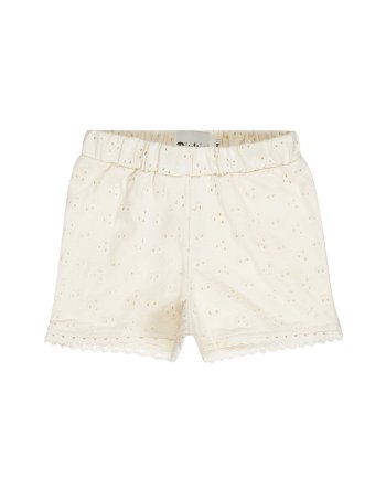 Short coton brodé écru - Dirkje