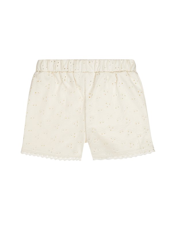 Short coton brodé écru - Dirkje