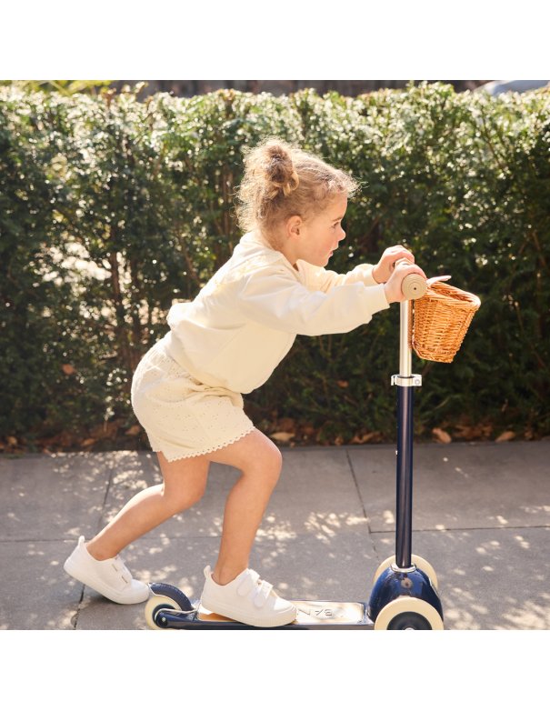 Short coton brodé écru - Dirkje