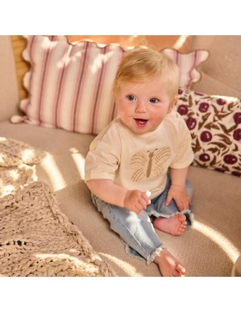 T-shirt motif papillon -... 2