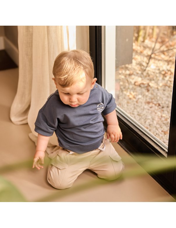 Pantalon cargo garçon - sable - Dirkje