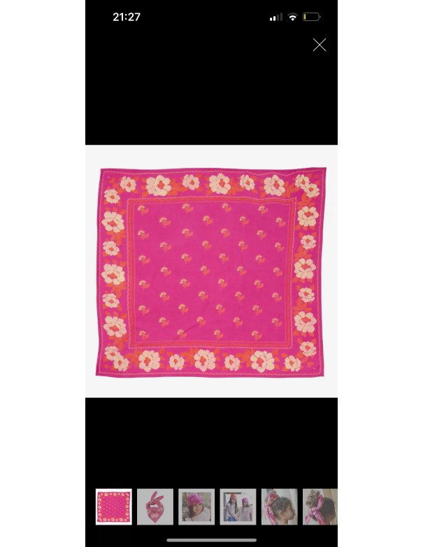 Foulard Indien Enfant - Nur Camélia -...