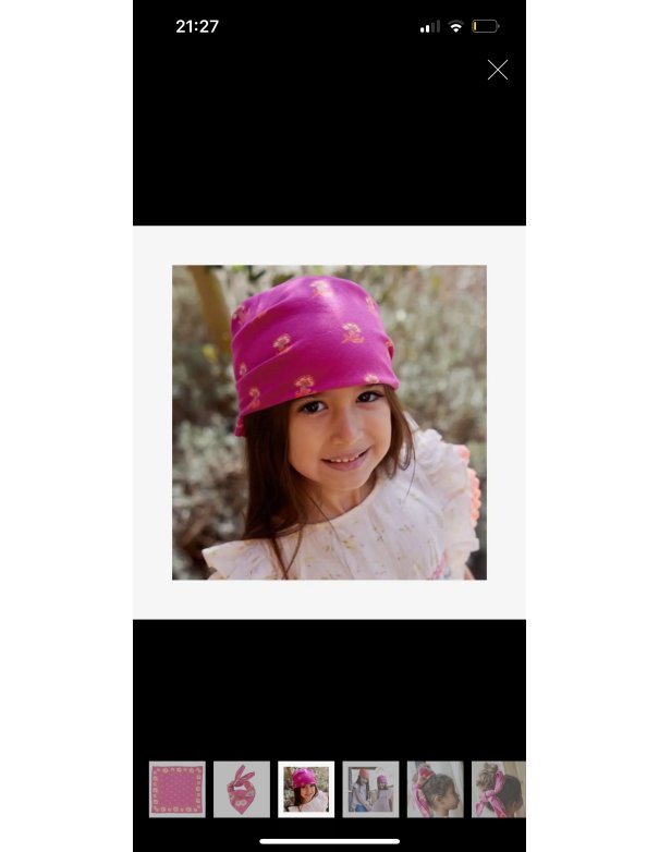 Foulard Indien Enfant - Nur Camélia -...