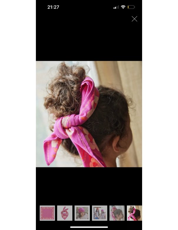 Foulard Indien Enfant - Nur Camélia -...
