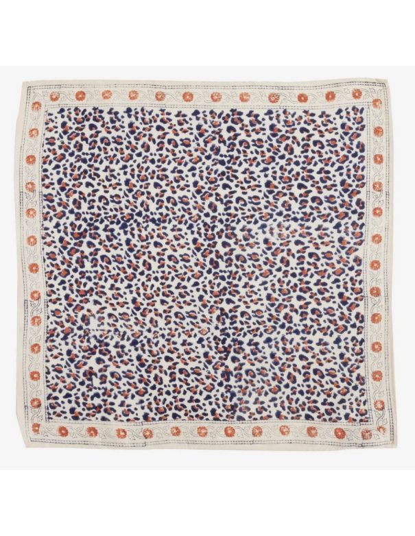 Foulard Indien Enfant - Leopard Beige...