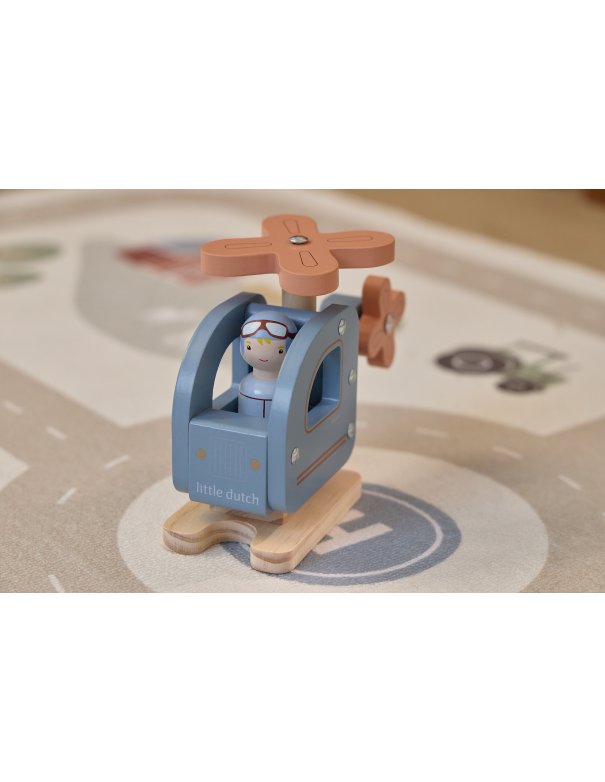 Hélicoptère avec figurine - Little Dutch