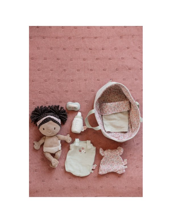Set couffin et poupon bébé Evi -...