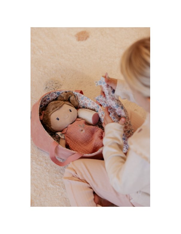 Set couffin et poupon bébé Rosa -...