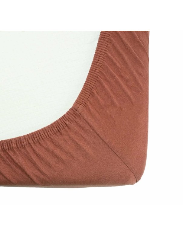 Drap housse bébé - Corail - Trois...