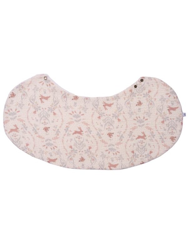 Bavoir 2 en 1 bi-matière (poncho/...