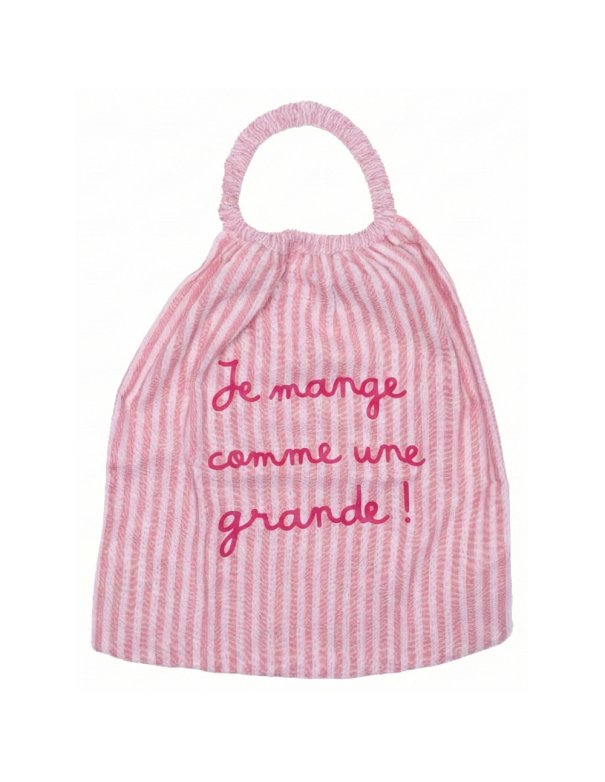 Serviette “comme une grande” gaze de...
