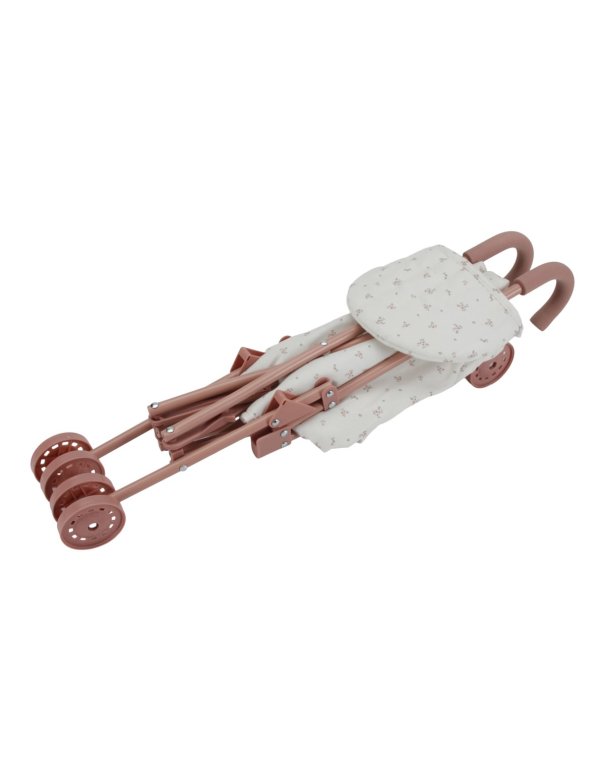 Poussette pour poupée en métal -...