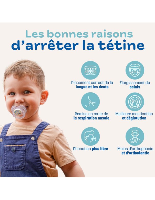 Tétine de sevrage - Etoile - Clipp