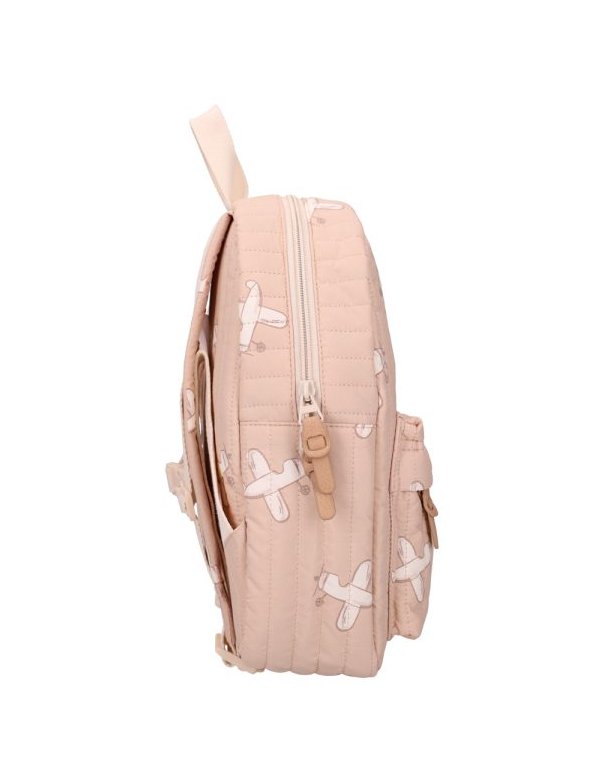 Sac à dos enfant - Avions beige -...