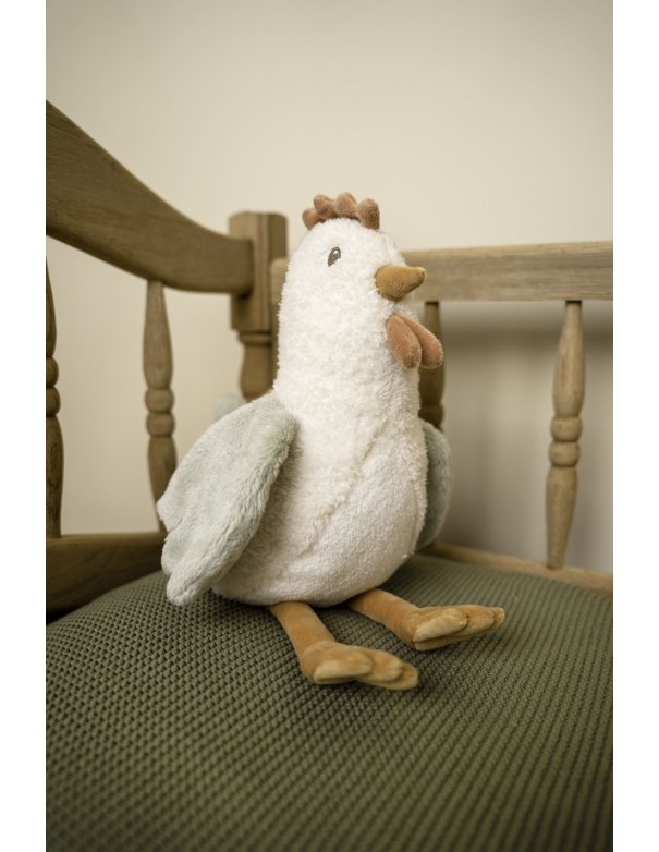 Peluche poule - Little Farm - 17 cm -...