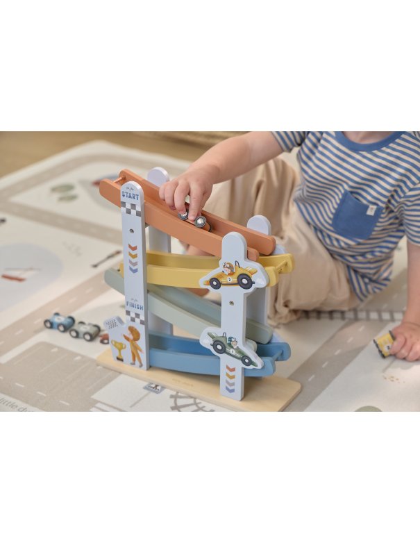 Circuit rampe en bois - Little Dutch