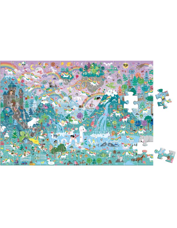 Puzzle cherche et trouve - Licorne -...