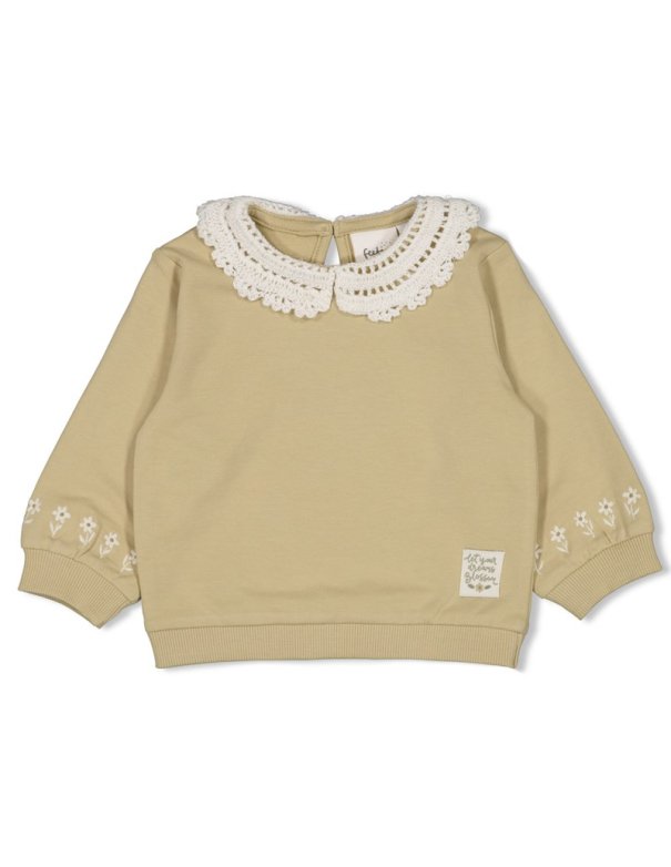 Sweat col brodé - Let Your Dreams...