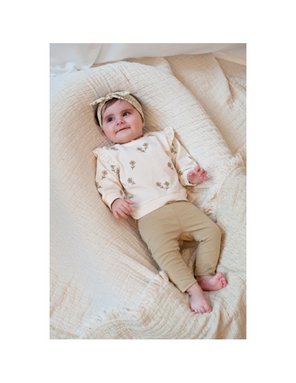 Sweat brodé à volants - Let Your...