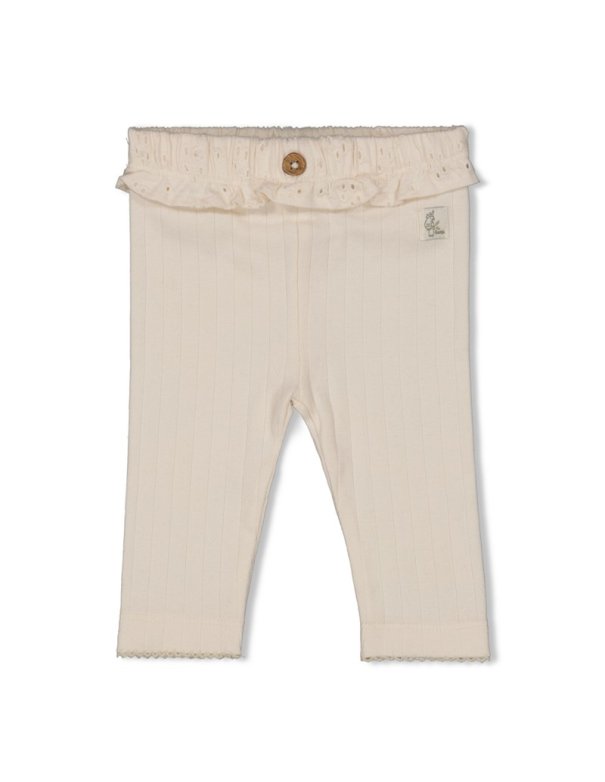 Leggings coton côtelé ajouré - Let...