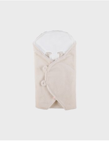 Couverture promenade beige,...