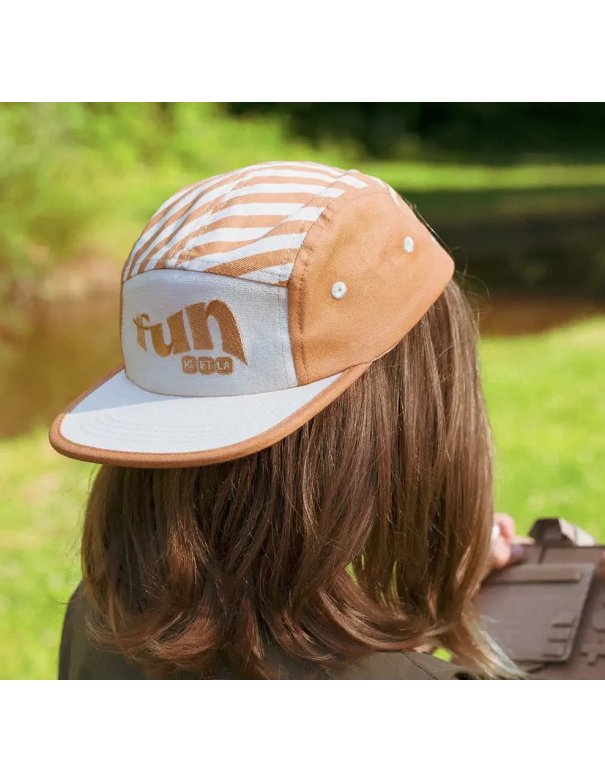 Casquette Rayée Sable doré - Kietla