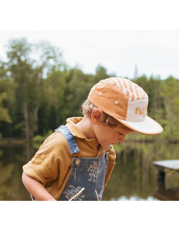 Casquette Rayée Sable doré - Kietla