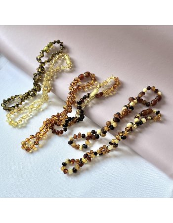 Collier bébé avec ambre... 2