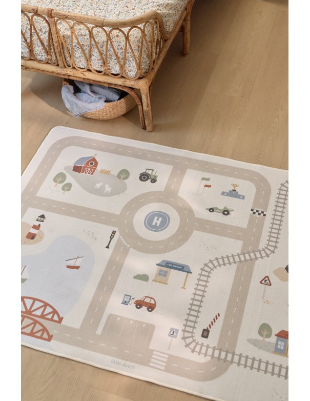 Tapis circuit de voiture - Little Dutch