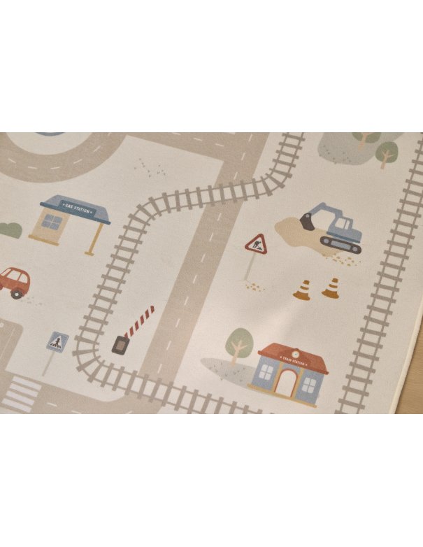 Tapis circuit de voiture - Little Dutch
