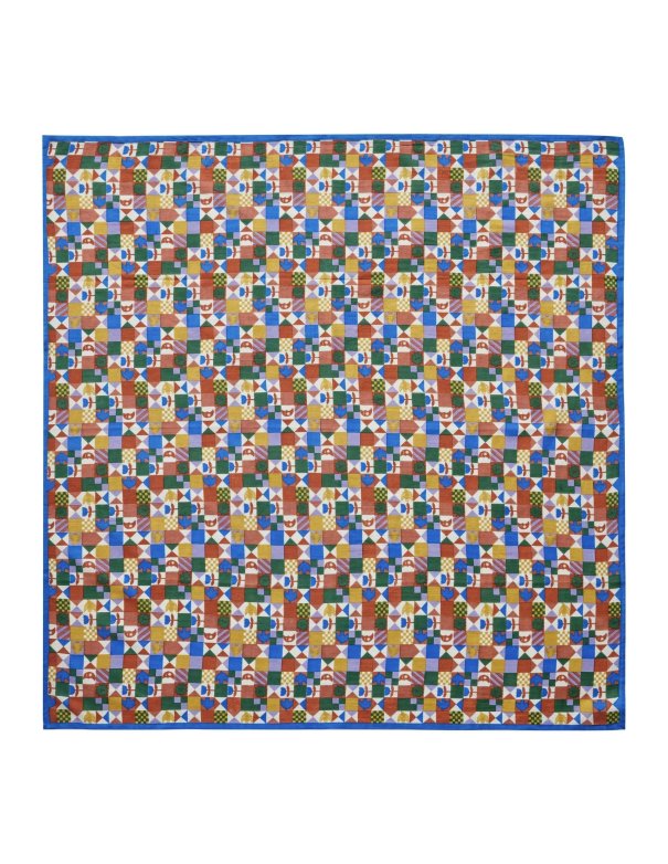 Foulard Indien Enfant Patchy Blue -...