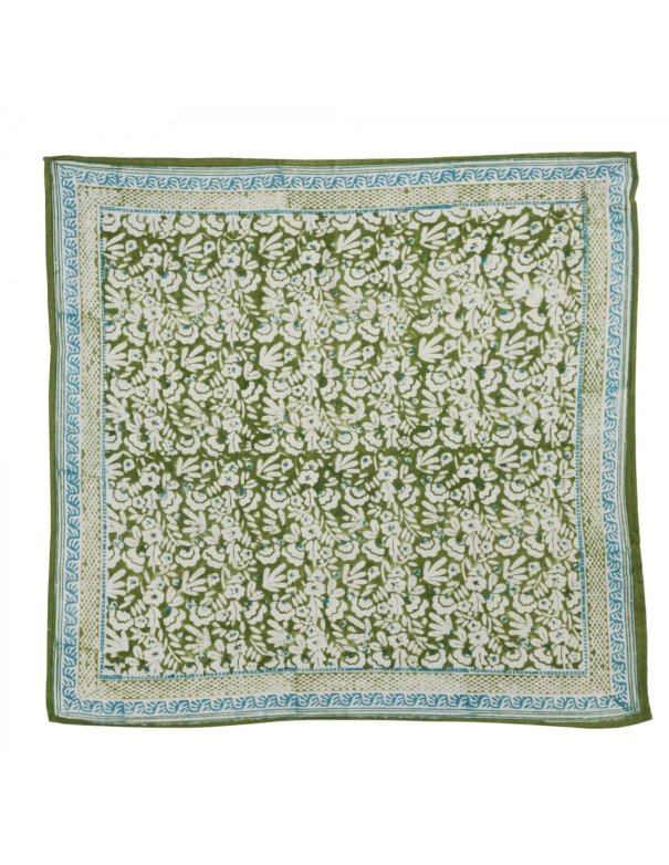 Foulard Indien Enfant Iris Feuille -...