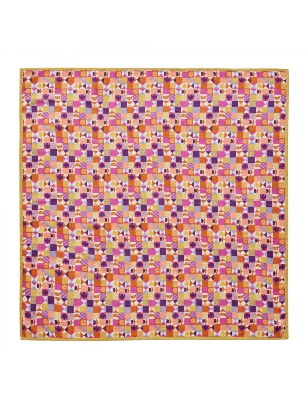 Foulard Indien Enfant Patchy Miel -...